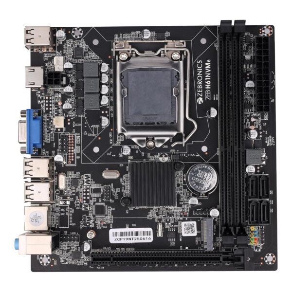 ZEBRONICS H61-NVMe Micro-ATX Motherboard